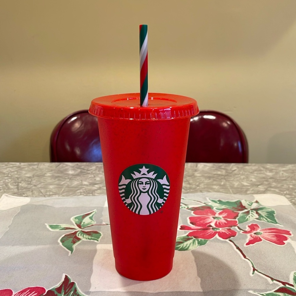 Starbucks Red Christmas 24oz Tumbler 2023 Reusable New